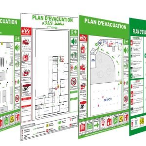 plan d'évacuation au maroc