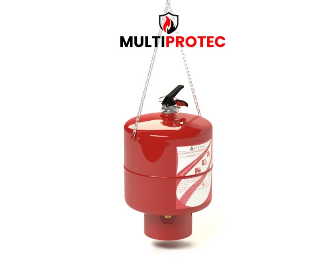 Extincteur automatique 9 kg à poudre ABC de la marque ELITEX